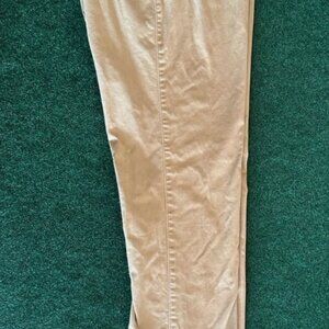 Banana Republic Dress Pants Mens Size 32 x 34 Beige Straight Fit Kentfield Flat